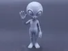 waving gray alien