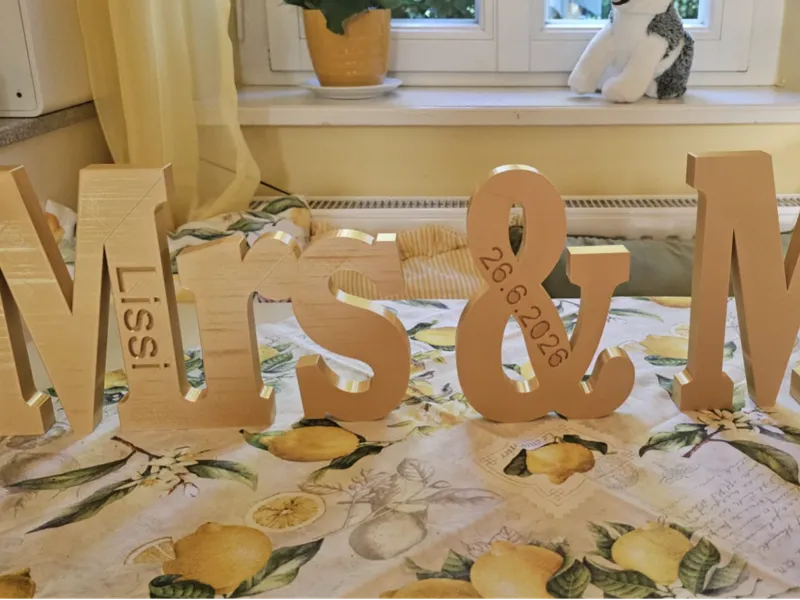 Mr&Mrs personalisierbar