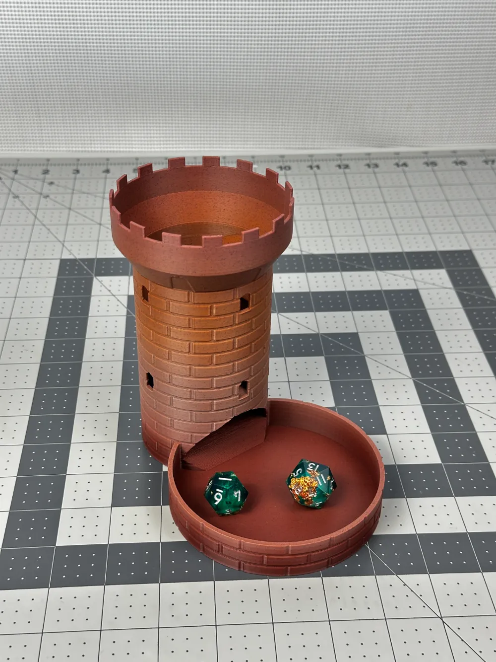 Castle Dice Tower by create3d.co MakerWorld: Download Free 3D Models