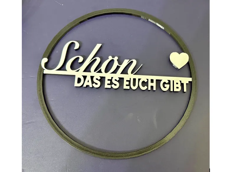Schön das es Euch gibt Kranz Loop