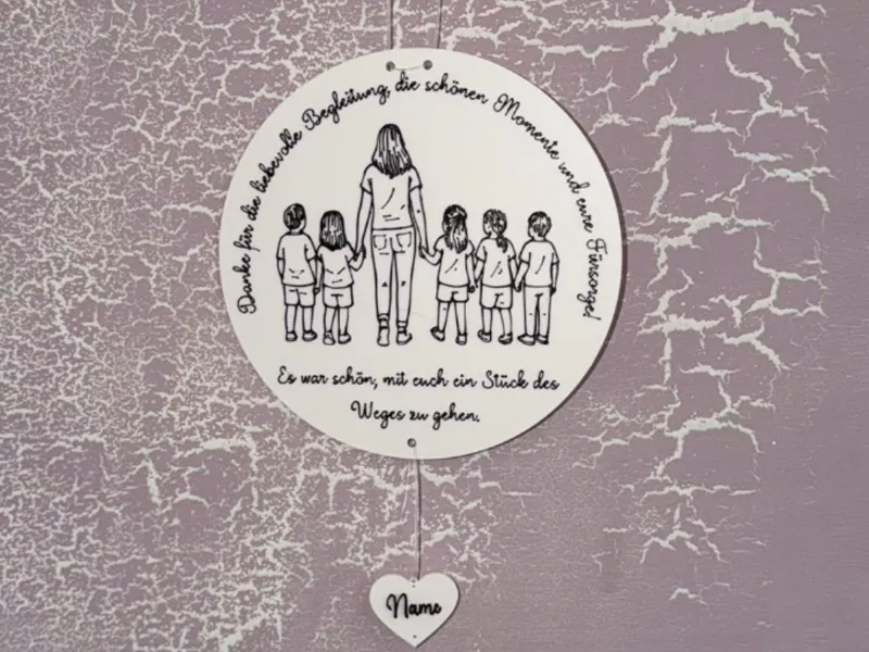 Abschiedsgeschenk Kindergarten Personalisierbar