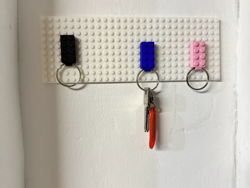 brick keychain