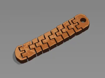 Porte clé fricadelle