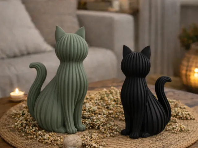 Katze Japandi