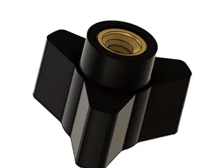 1/4-20 Female Star Knob