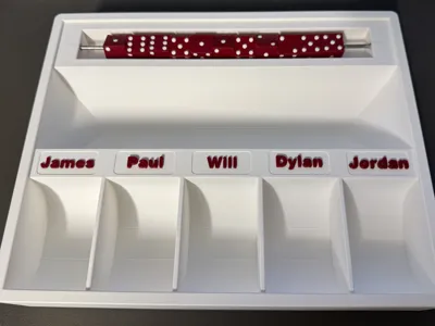 Bowling Quarters Game Board