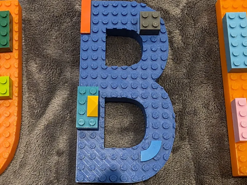 NOT L e G o Functional Brick Letters