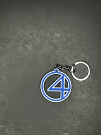Classic Fantastic Four keychain (Hole Base Version)