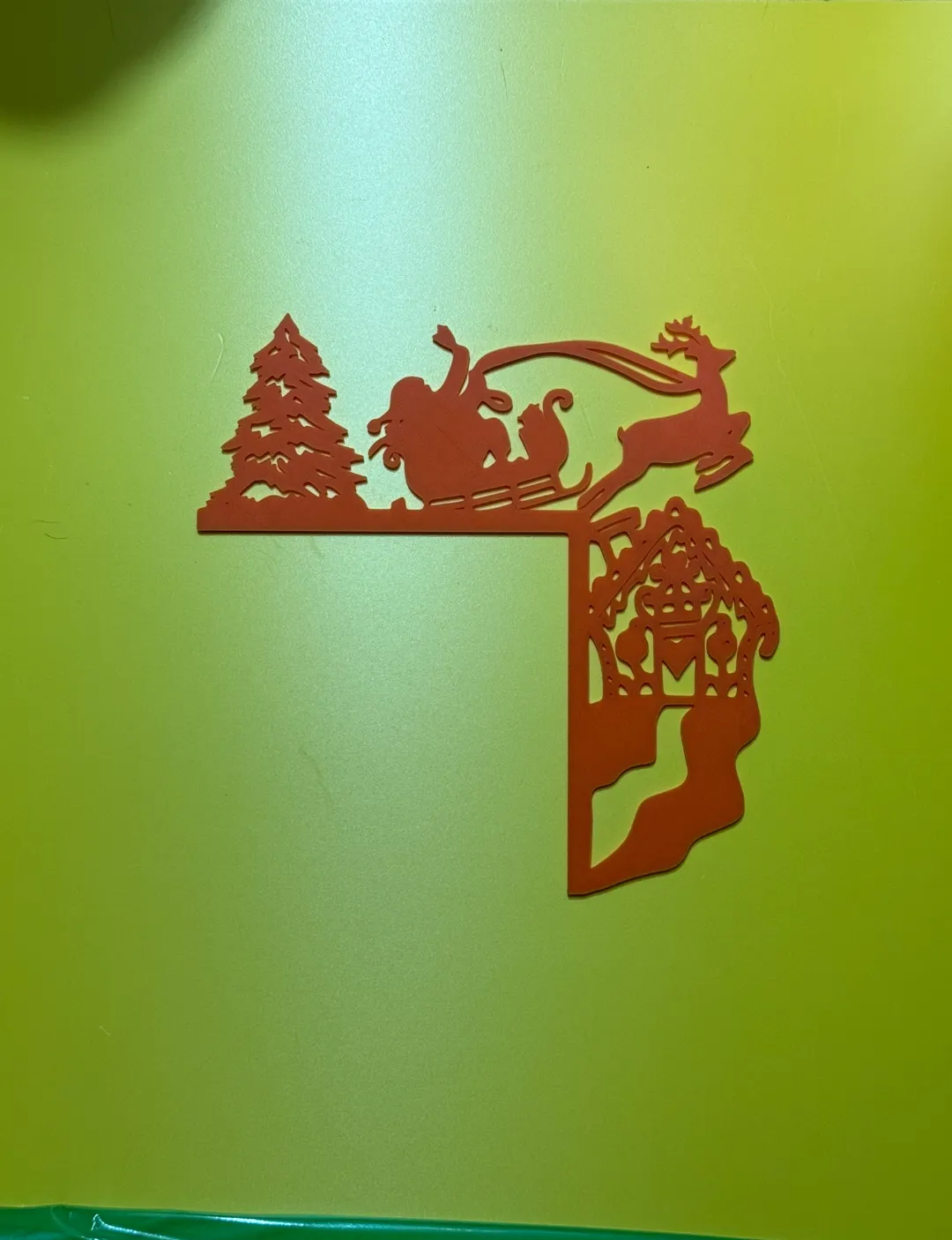 Père Noël coin de porte