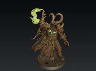 Warlock Transmog – WoW Realistic Figurine
