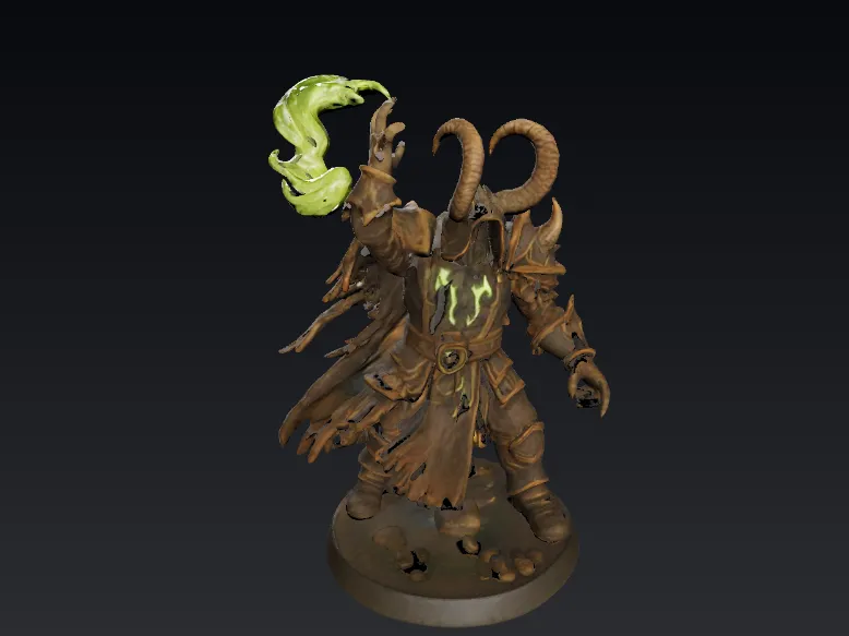 Warlock Transmog – WoW Realistic Figurine
