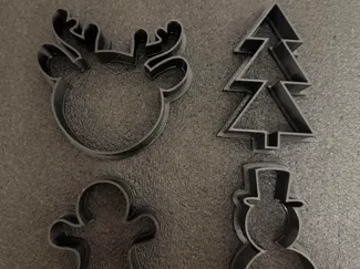 Cookie cutters christmas theme