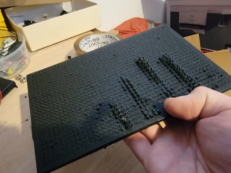 Pin Art - 1215 print in place pins, torture test.