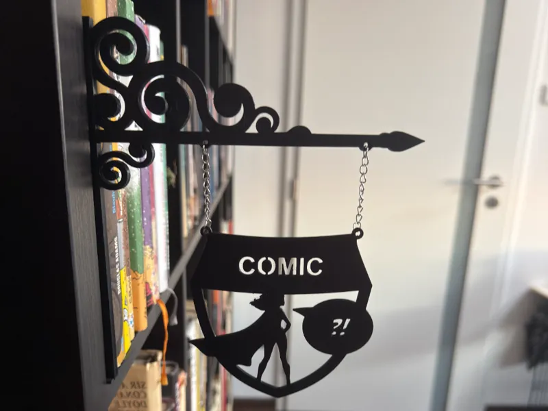 Library sign : Comic