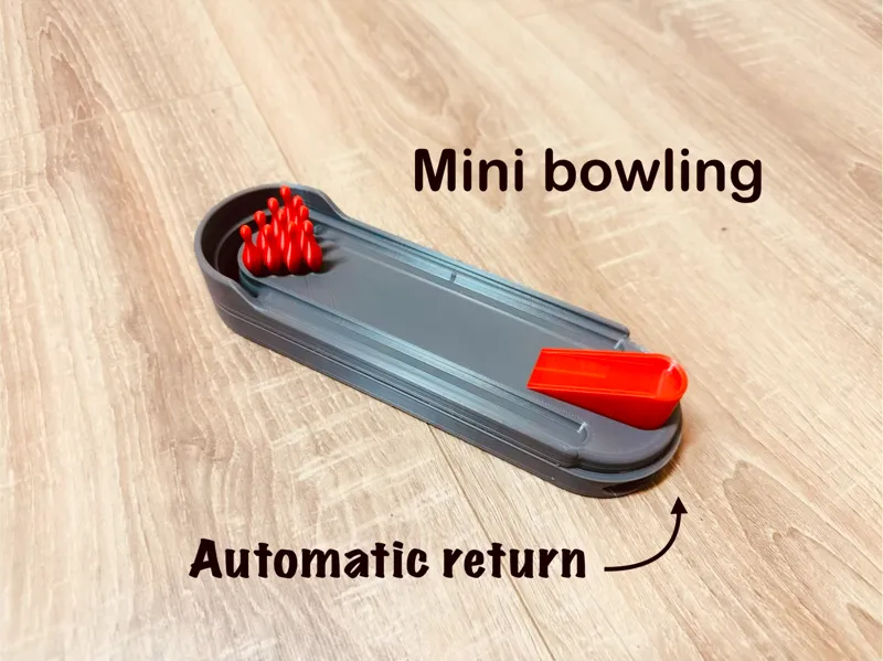 Mini Bowling Game with Auto Ball Return