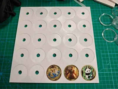 Anker UV Embossed Printing eufyMake E1 40mm Coin UV Printing Positioning Fixture