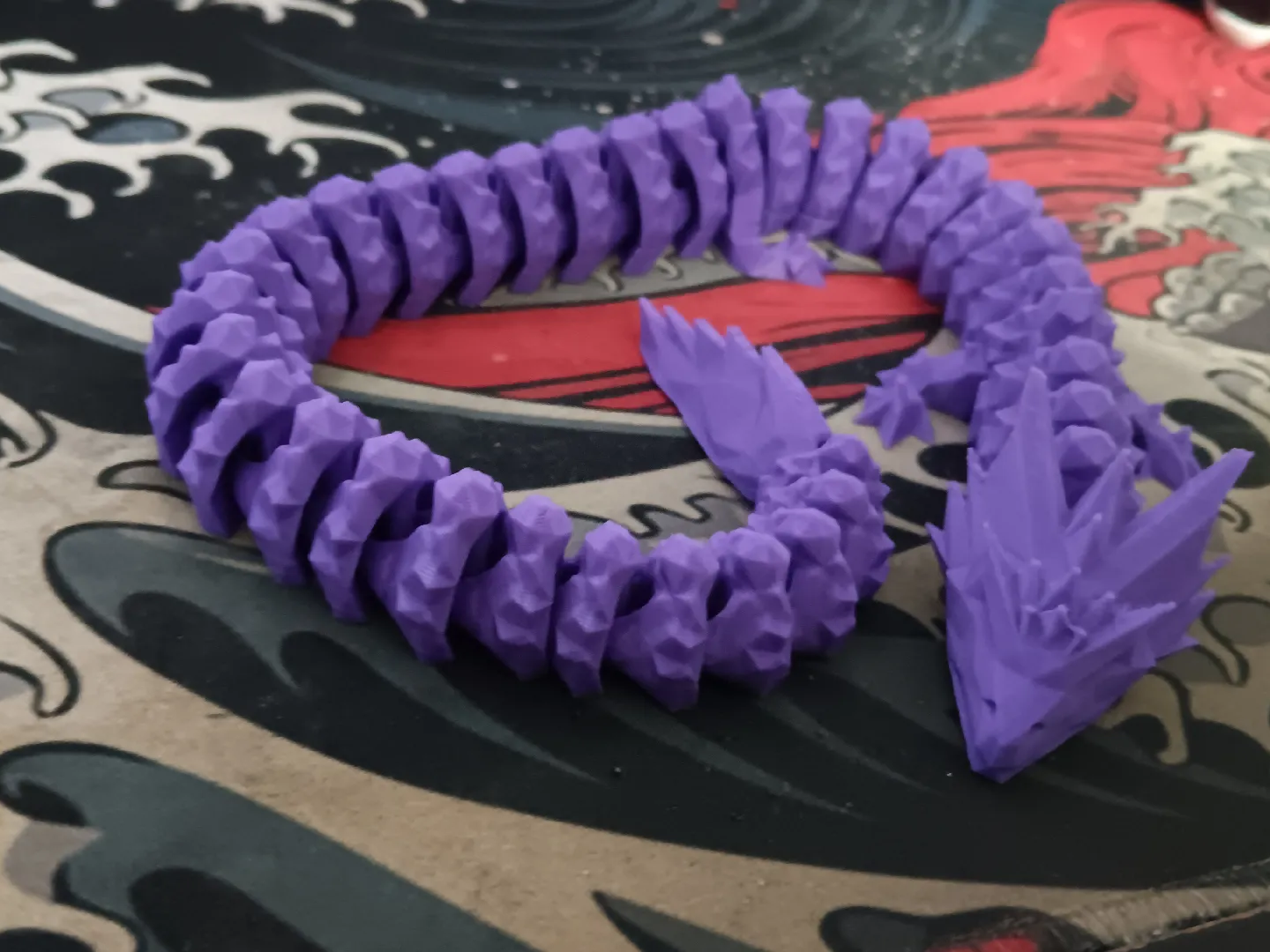 Articulated Moonlit Dragon Fidget Toy