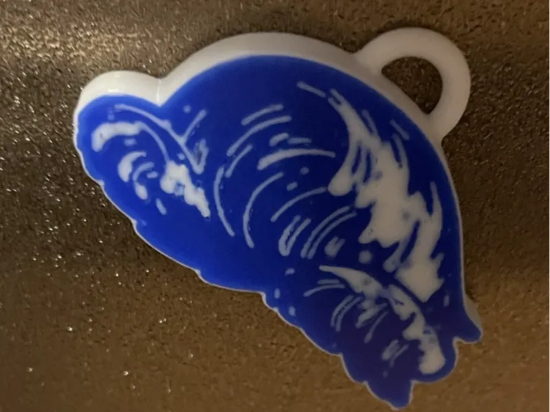wave keychain