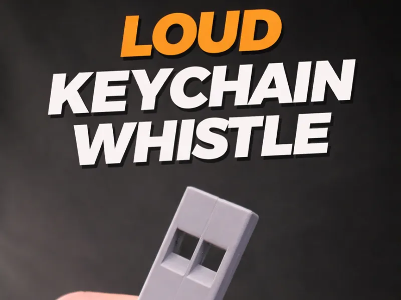 Keychain Whistle - LOUD!