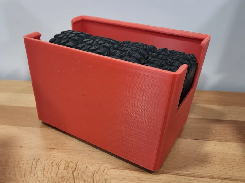 Stackable 1/10 RC Crawler Tire Storage
