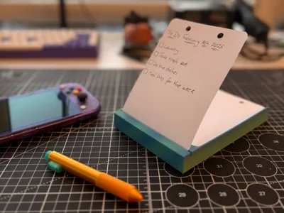 Desk Notepad - A6 or B6 paper size