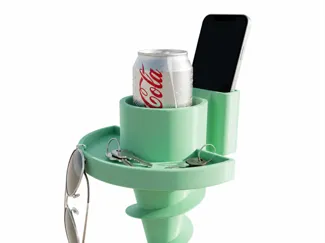 Beach Organizer - Cup, Phone, & Key Holder