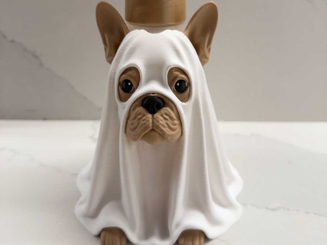 French Bulldog Ghost Bath & Body Works Soap Holder - 1