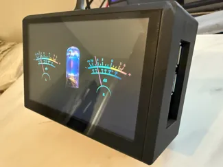 Waveshare 5inch Touch Screen for PI plus DAC case 