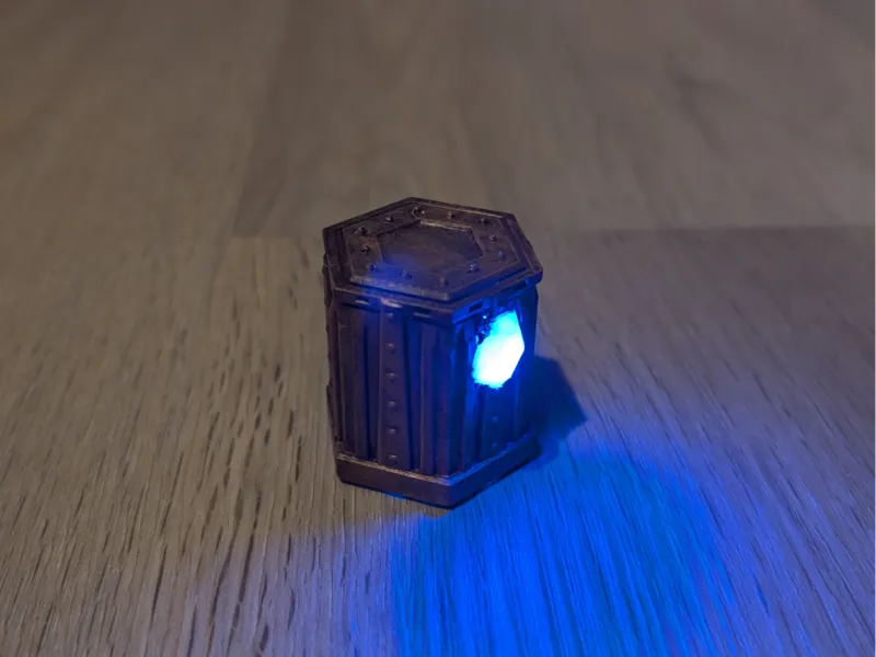 Frosthaven metal corner with 5mm LED
