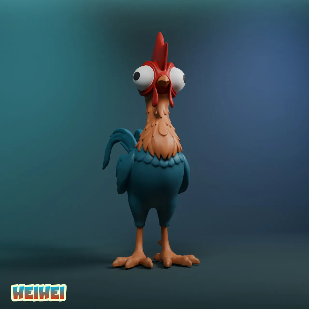 Heihei the chicken – Moana's rooster - Multicolor view 3
