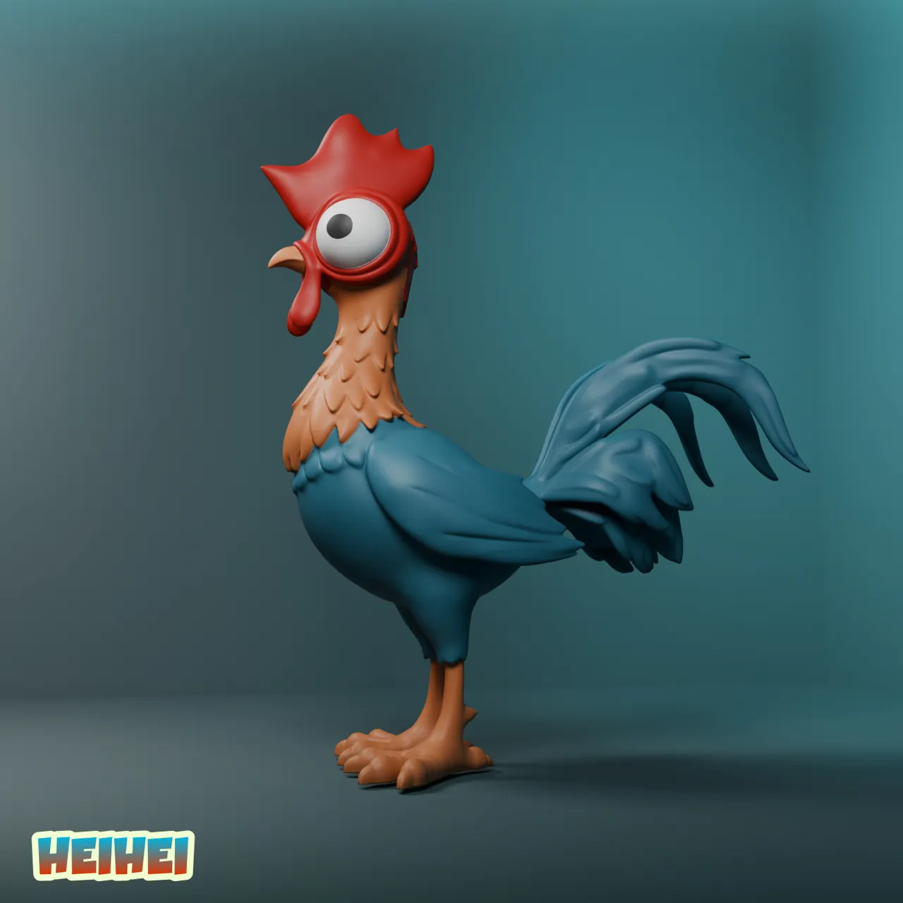Heihei the chicken – Moana's rooster - Multicolor view 4