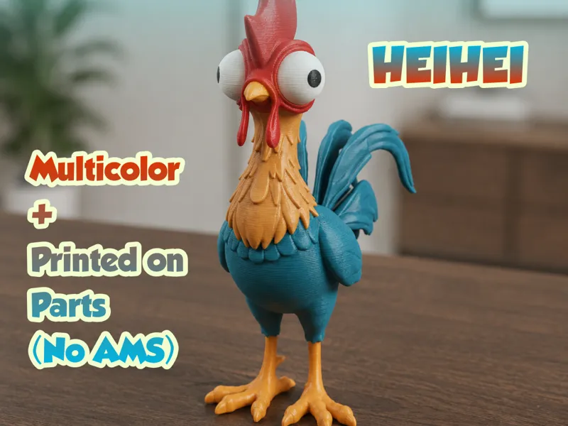 Heihei the chicken – Moana's rooster - Multicolor