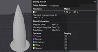 0.28mm layer, 1 walls, 100% infill