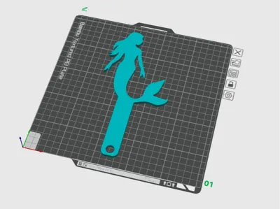 Mermaid Mailbox Flag