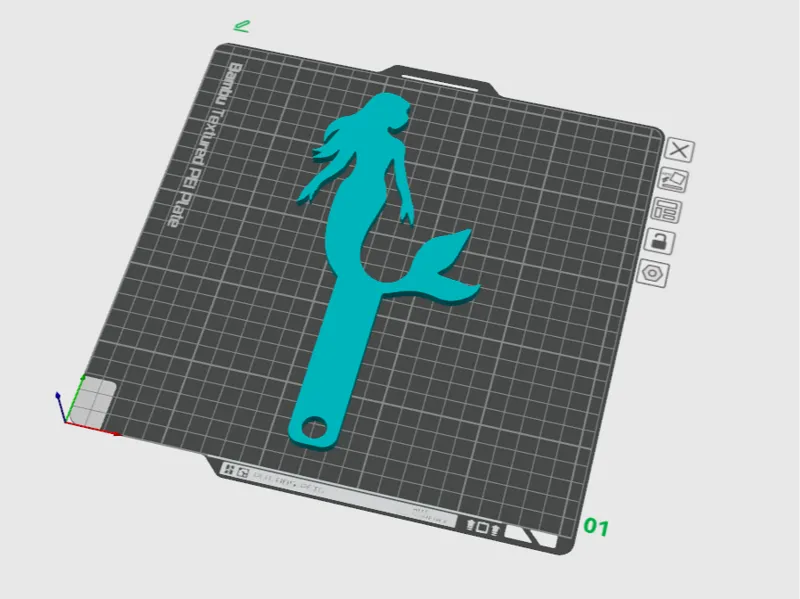 Mermaid Mailbox Flag