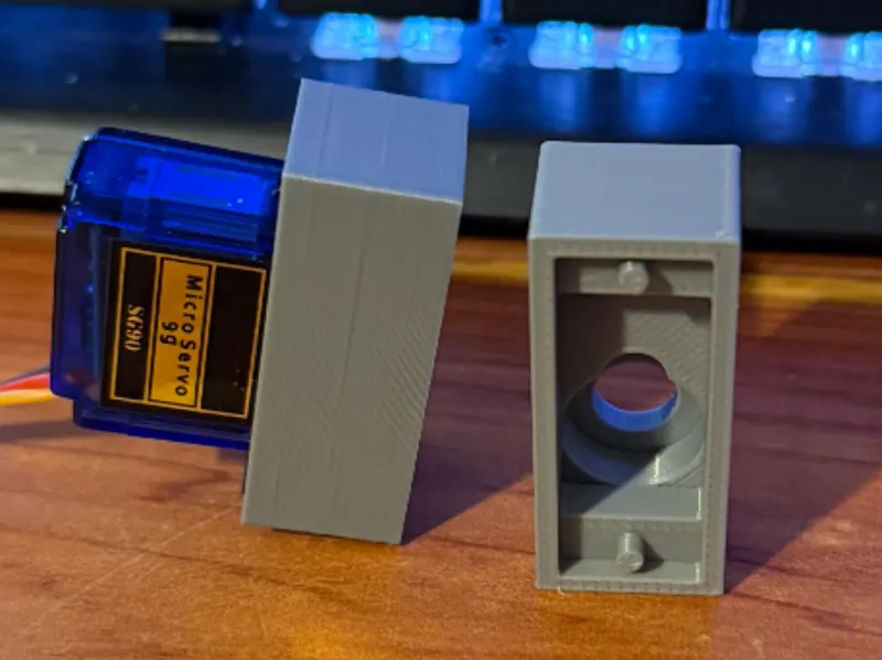 SG90 micro servo mount for modeling