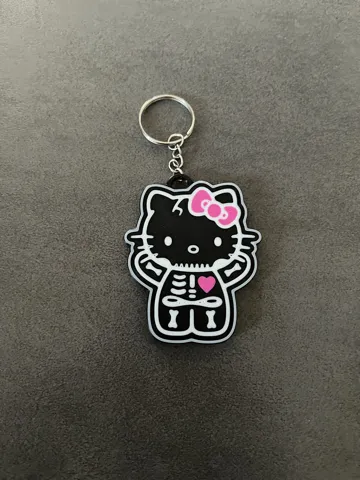 Llavero: Hello Kitty skeleton keychain — vista de referencia 4
