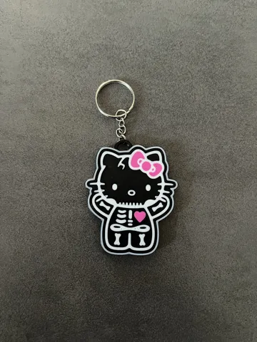 Llavero: Hello Kitty skeleton keychain — vista de referencia 3