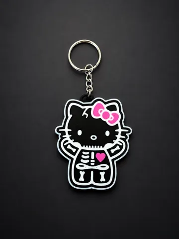 Llavero: Hello Kitty skeleton keychain — vista de referencia 2