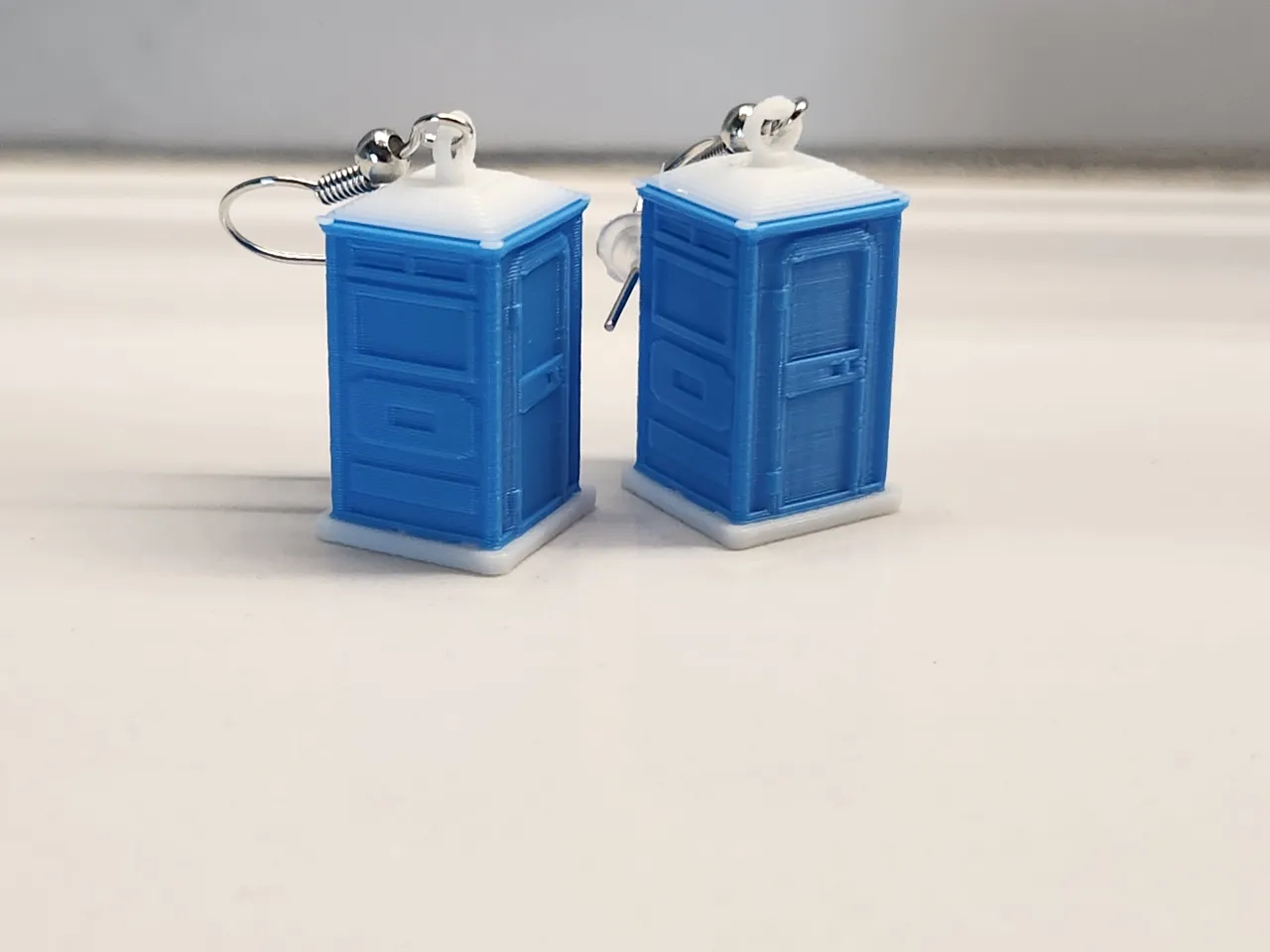 Port a Potty Earrings view 2