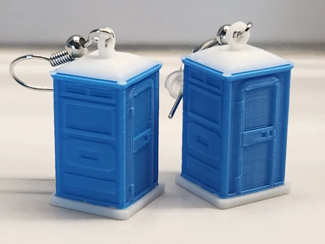 Port a Potty Earrings