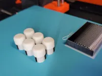 6 coupler cap knobs (only) printed with PLA or PETG