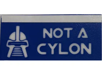 DragonCon 3D printed badge ribbon - Not a Cylon
