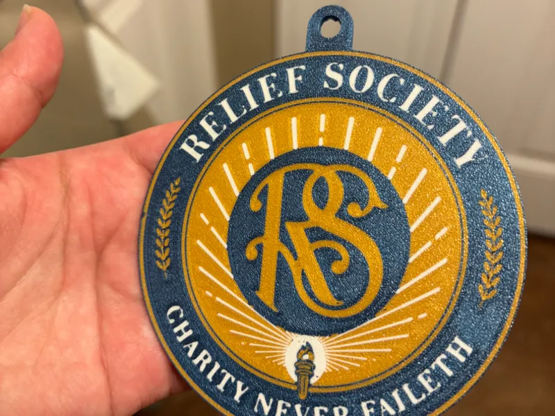 Relief Society Ornament- Spanish and English