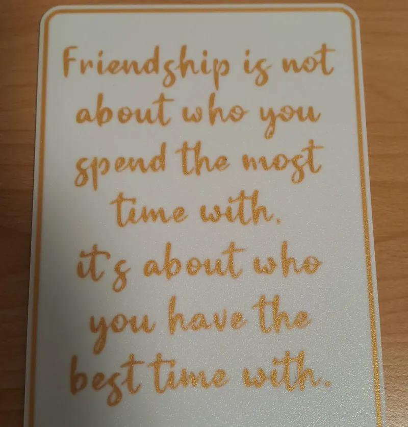 friendship plate