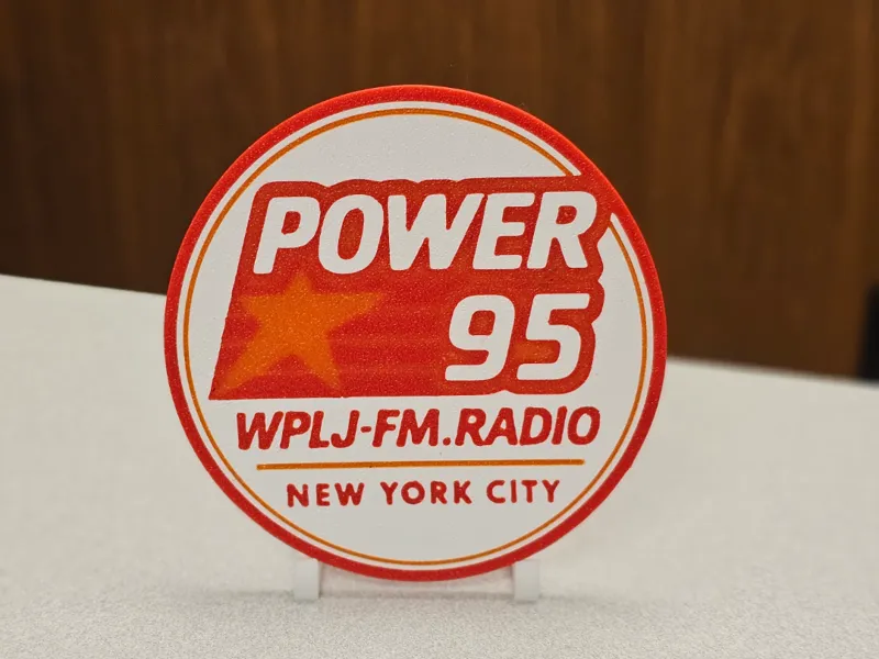 WPLJ Power 95 Radio Station Coaster