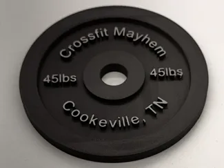 CrossFit Mayhem Bumper Plate Coaster