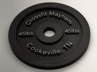 CrossFit Mayhem Bumper Plate Coaster