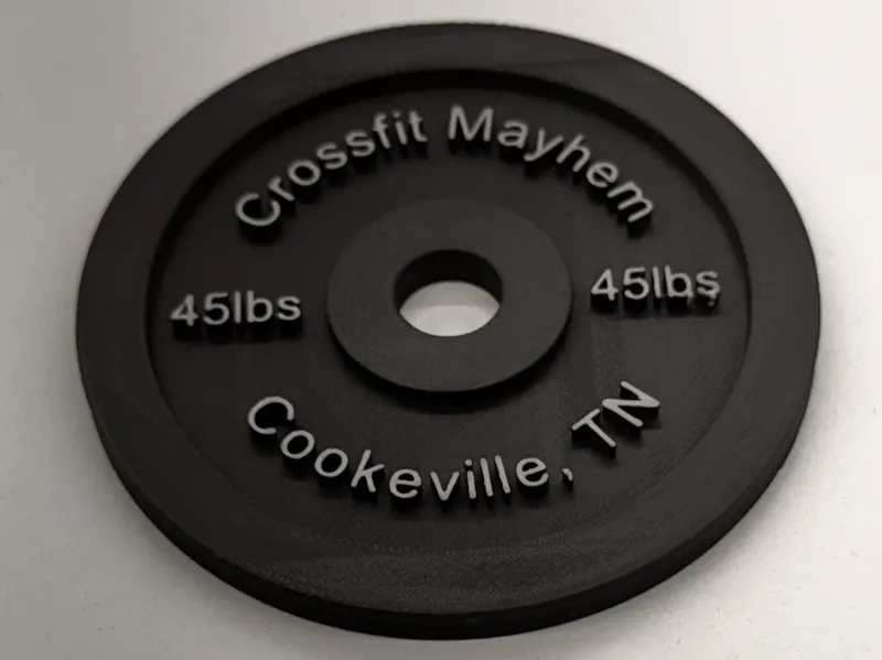 CrossFit Mayhem Bumper Plate Coaster