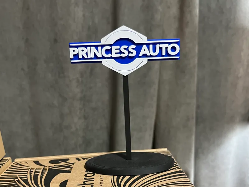 PRINCESS AUTO STORE SIGN--NO AMS NEEDED